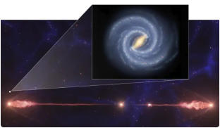 大質量ブラックホール・ジェットの発見により、天文学者は宇宙の構造を再考する必要があることが明らかになった。